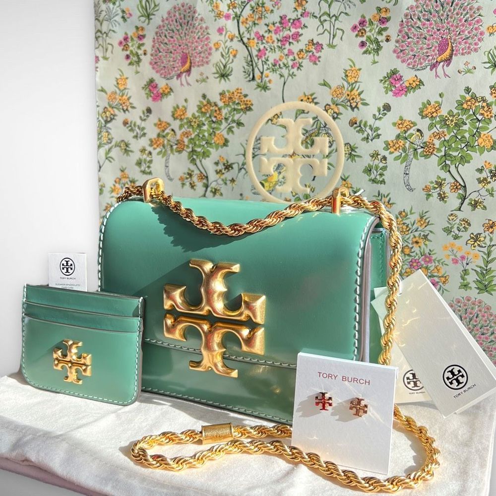 🚫SOLD ON MECARI 🚫NWT Tory Burch Eleanor Spazzolato Shoulder Bag, Card Case… - Picture 16 of 16